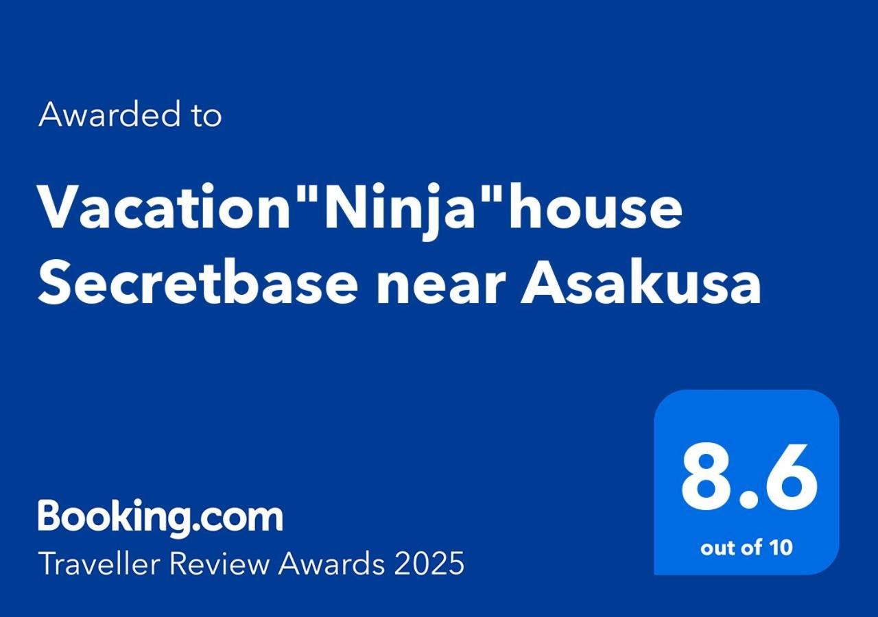 Vacation"Ninja"House Secretbase Near Asakusa Tokió Kültér fotó